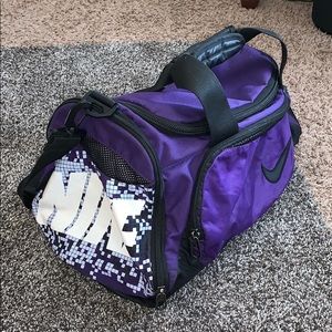 Purple Nike Duffle bag